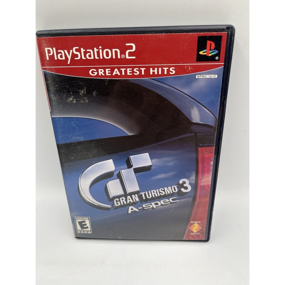 Gran Turismo 3 A-Spec (Sony PlayStation 2, PS2, 2002) GH - Complete and Tested